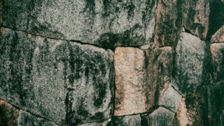 石垣 衣川湖岸緑地