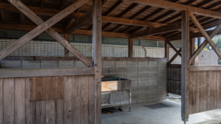 公園内の洗い場