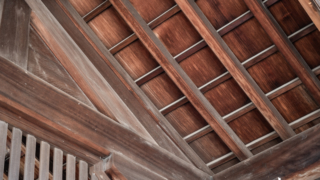 神社 手水舎の屋根